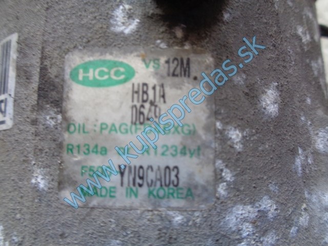 kompresor klimatizácie na hyundai ix20, 1,4crdi, YN9CA03